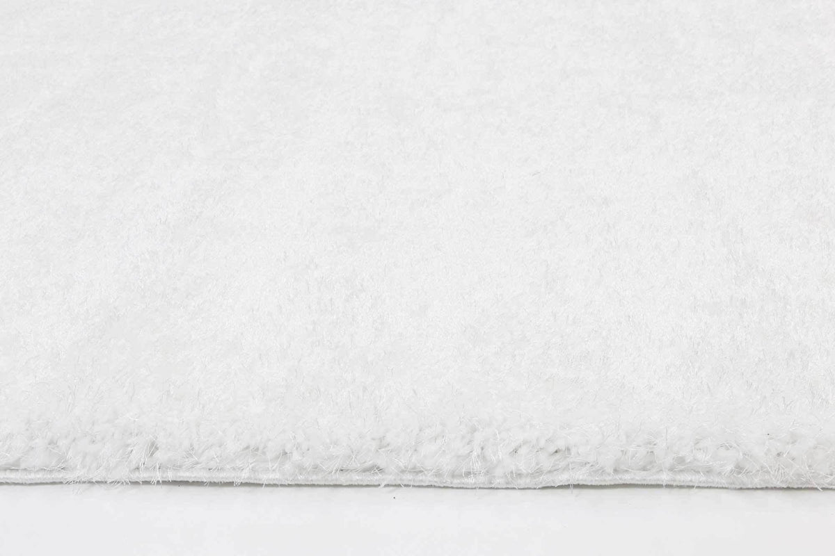 Oasis Soft Shag White Rug - The Rugs