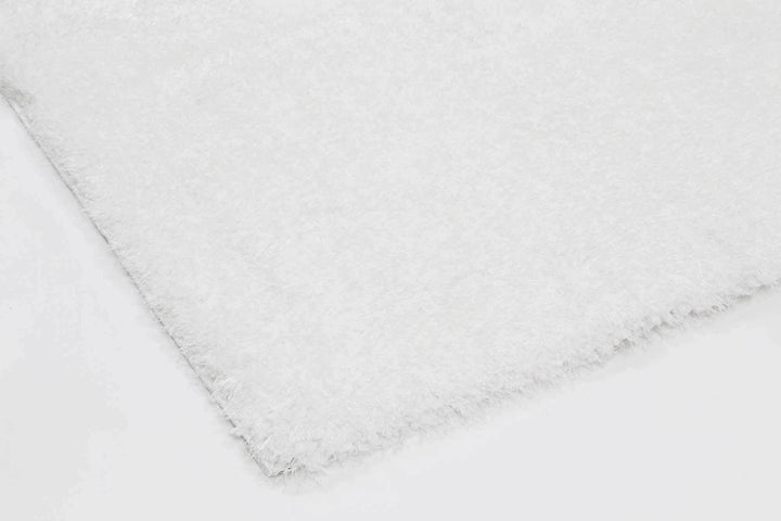 Oasis Soft Shag White Rug - The Rugs