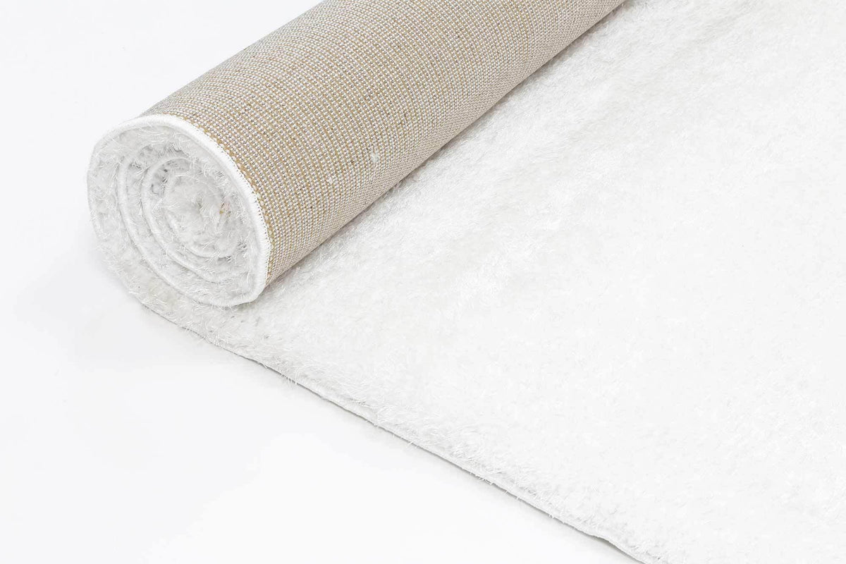 Oasis Soft Shag White Rug - The Rugs