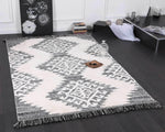 Eternity Mono Tribal Cream Anthracite - The Rugs