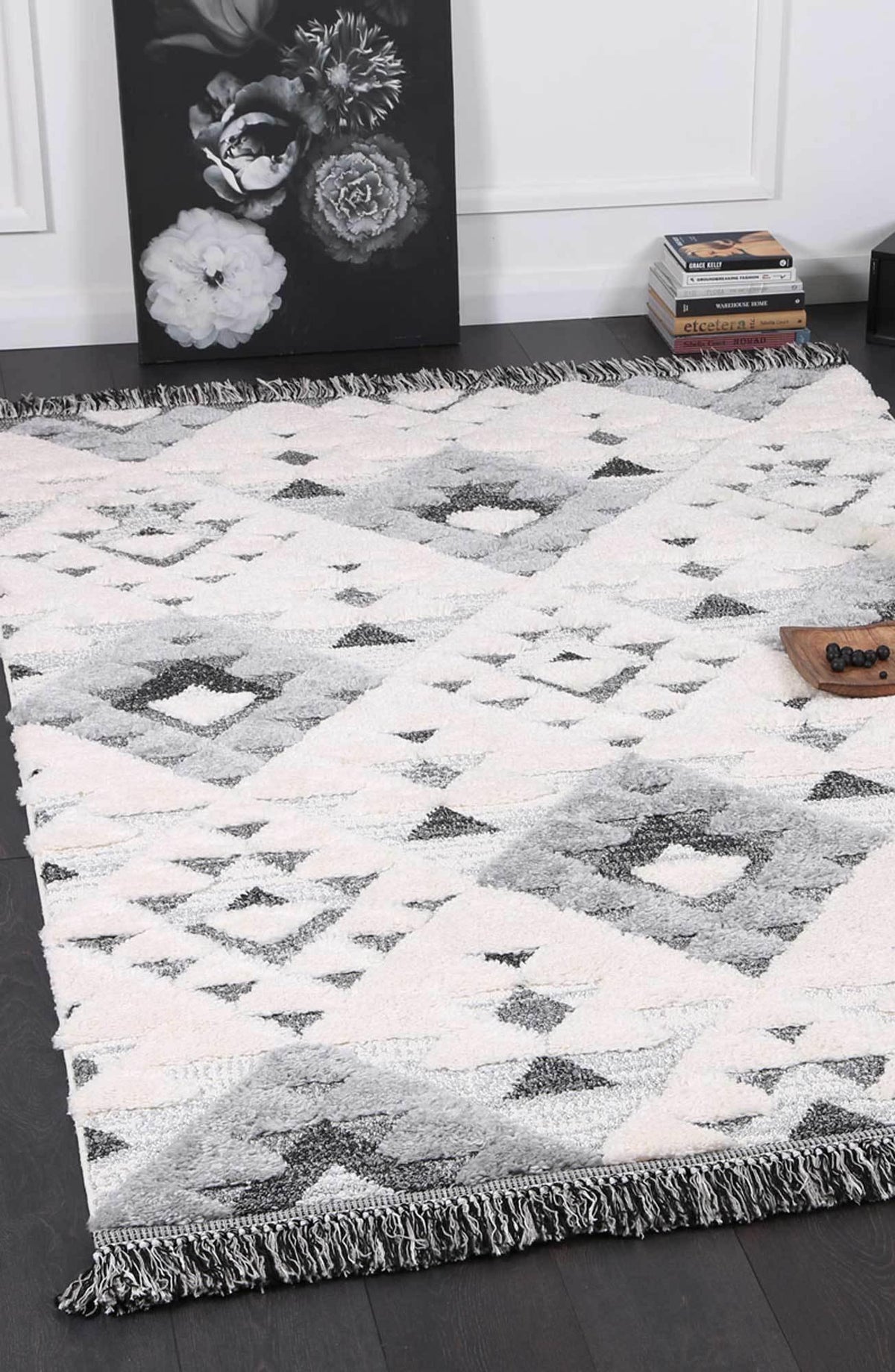 Eternity Mono Tribal Diamond Cream Grey