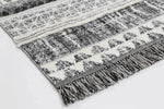Eternity Mono Tribal Lines Cream Anthracite - The Rugs