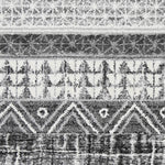 Eternity Mono Tribal Lines Cream Anthracite - The Rugs