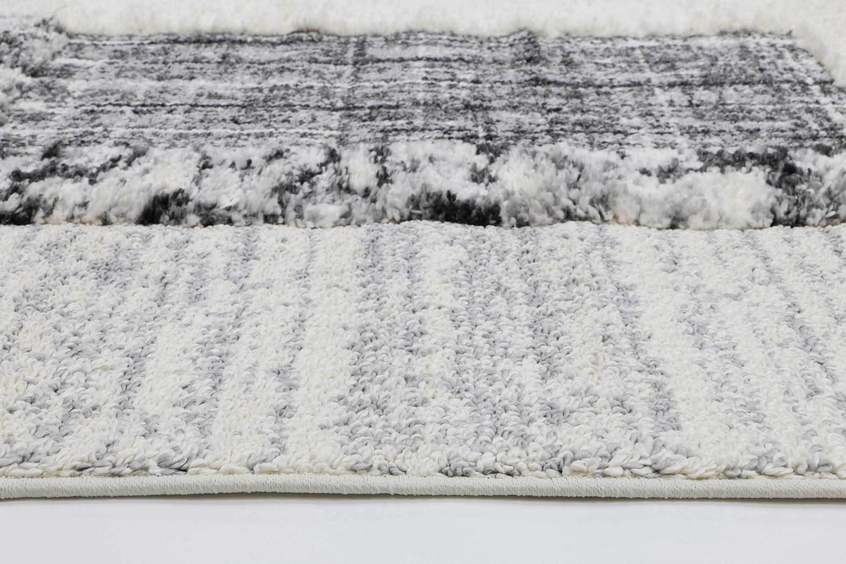 Eternity Mono Tribal Modern Cream Anthracite - The Rugs