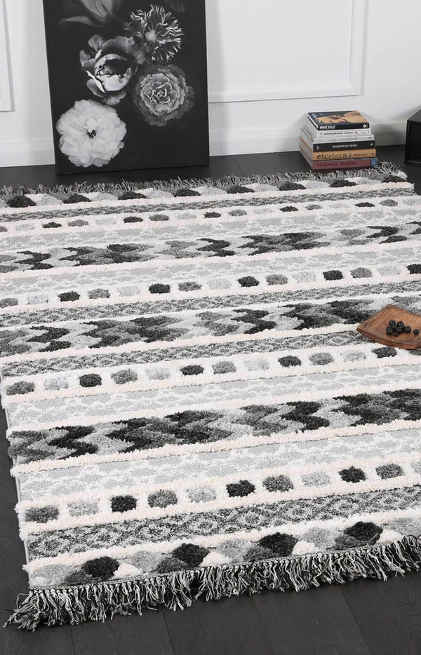 Eternity Mono Tribal Carved Cream Anthracite