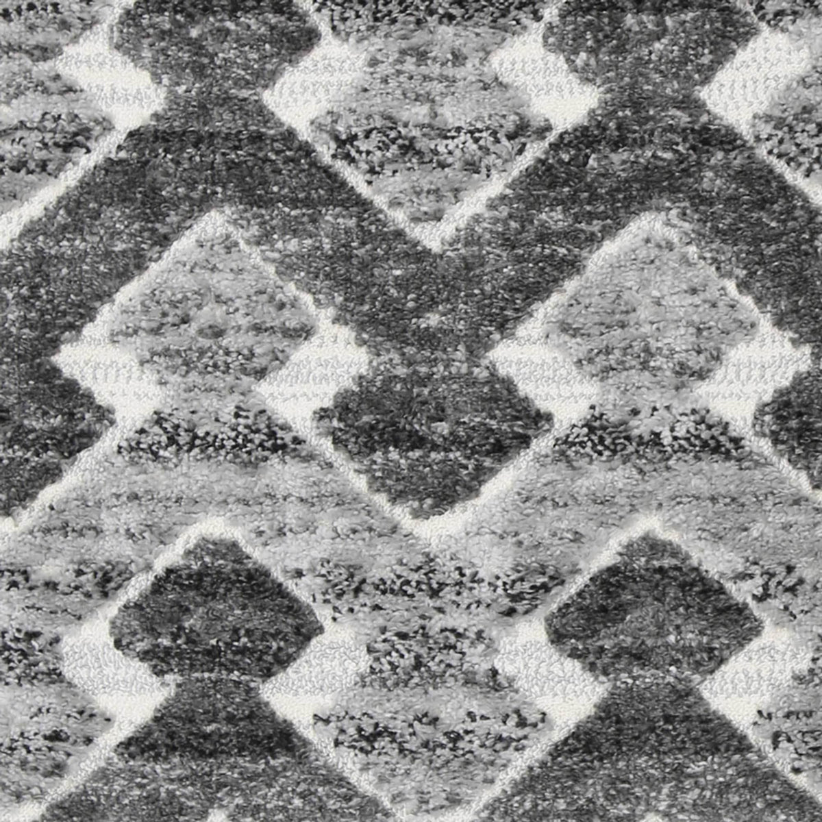 Eternity Mono Tribal Carved Lines Cream Anthracite - The Rugs