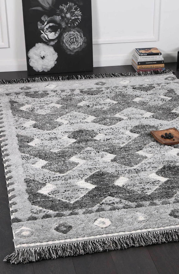 Eternity Mono Tribal Carved Lines Cream Anthracite
