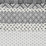 Eternity Mono Tribal Edge Cream Anthracite - The Rugs