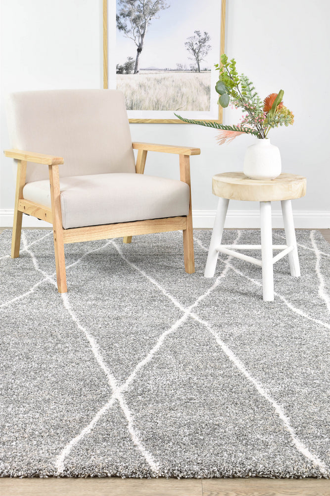 Elegance Tress Grey Plush Rug, [cheapest rugs online], [au rugs], [rugs australia]