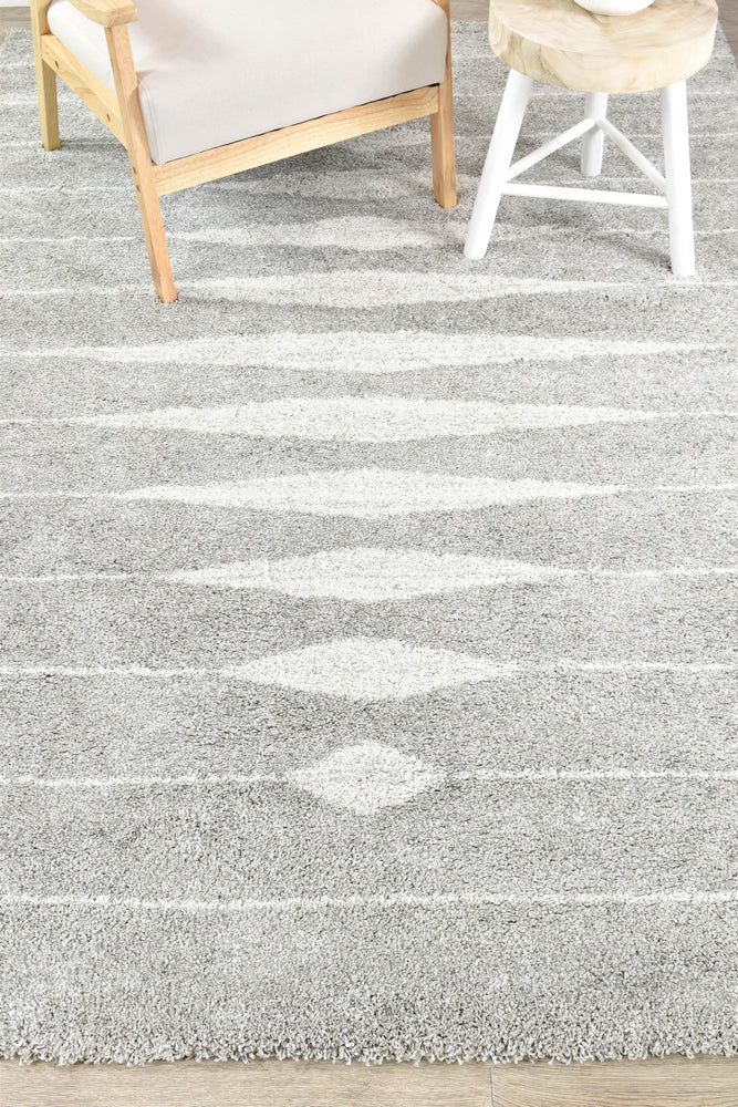 Elegance Tress Grey Tribal Plush Rug, [cheapest rugs online], [au rugs], [rugs australia]