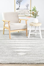Elegance Tress Grey Tribal Plush Rug, [cheapest rugs online], [au rugs], [rugs australia]