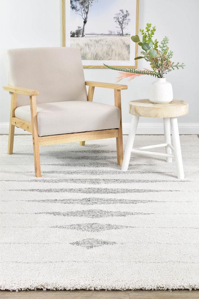 Elegance Tress Ivory Tribal Plush Rug, [cheapest rugs online], [au rugs], [rugs australia]