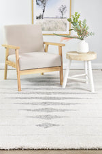 Elegance Tress Ivory Tribal Plush Rug, [cheapest rugs online], [au rugs], [rugs australia]