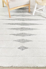Elegance Tress Ivory Tribal Plush Rug, [cheapest rugs online], [au rugs], [rugs australia]