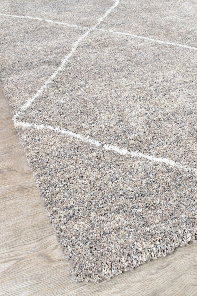 Elegance Tress Beige Diamond Plush Rug, [cheapest rugs online], [au rugs], [rugs australia]