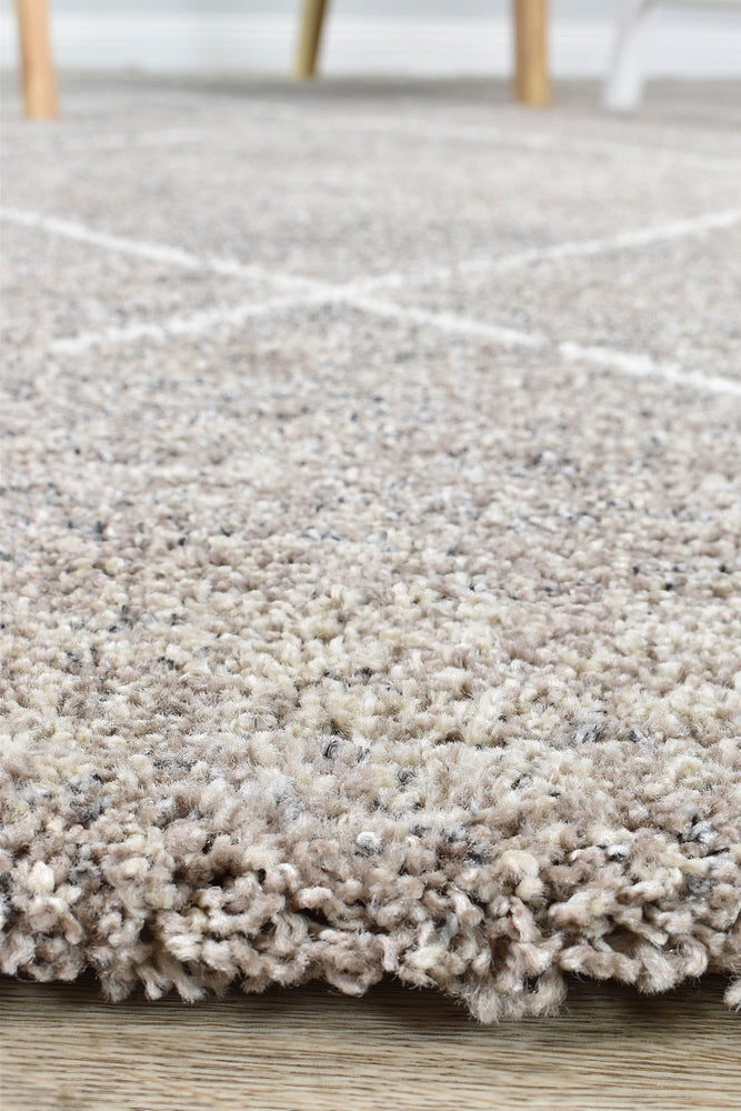 Elegance Tress Beige Diamond Plush Rug, [cheapest rugs online], [au rugs], [rugs australia]