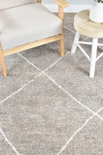 Elegance Tress Beige Diamond Plush Rug, [cheapest rugs online], [au rugs], [rugs australia]