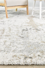 Elegance Tress Grey Ivory Plush Rug, [cheapest rugs online], [au rugs], [rugs australia]