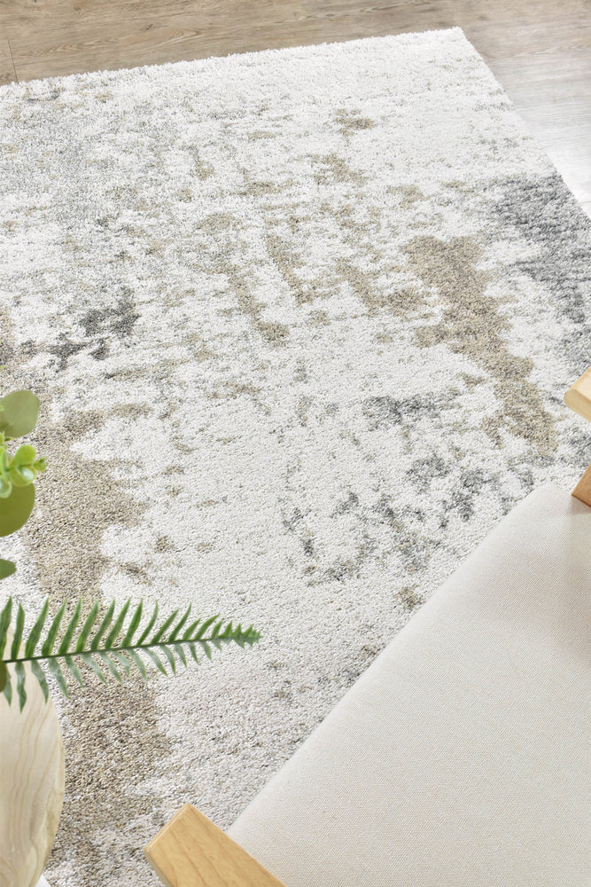 Elegance Tress Grey Ivory Plush Rug, [cheapest rugs online], [au rugs], [rugs australia]