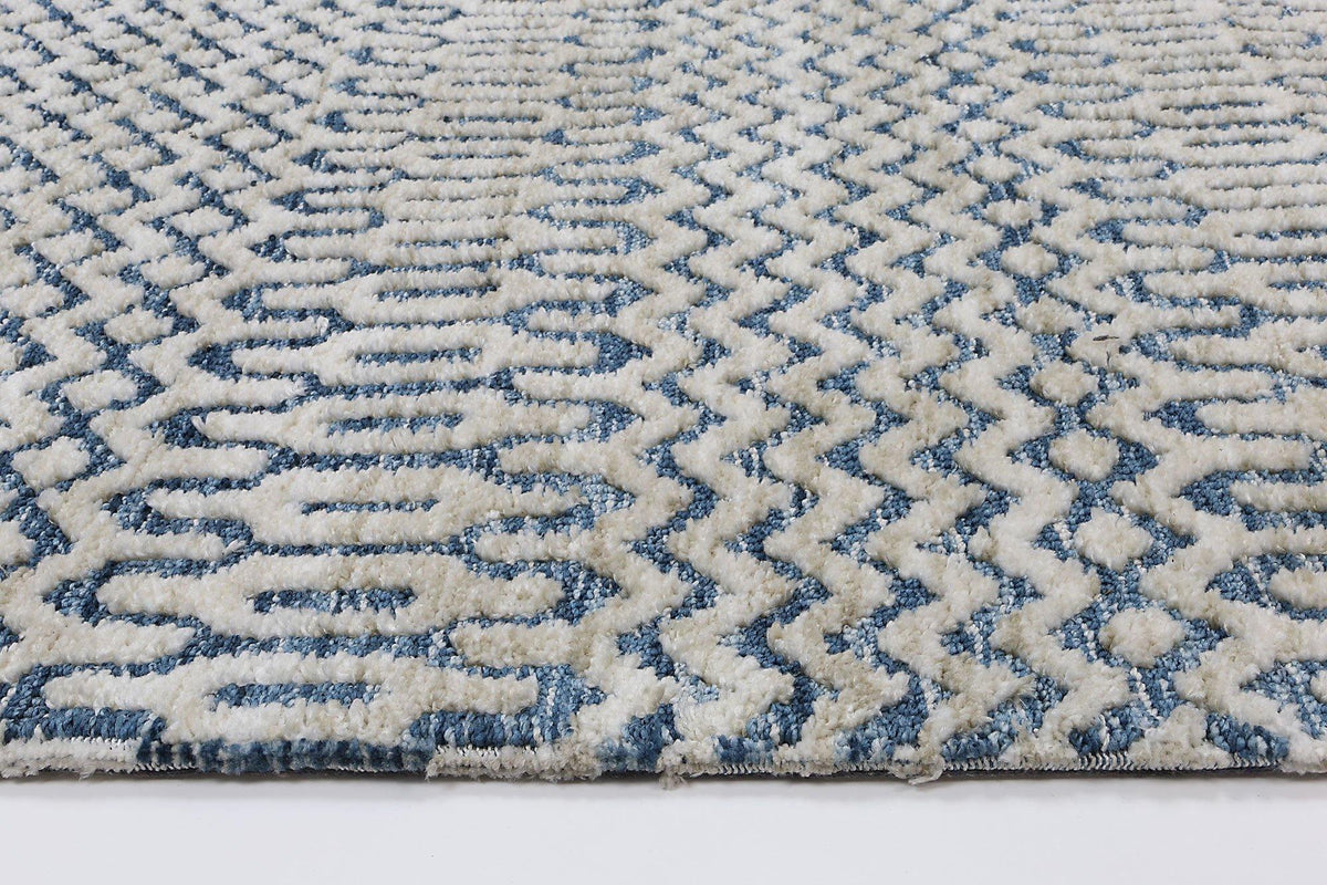 Skylar Camphils Navy Rug - The Rugs