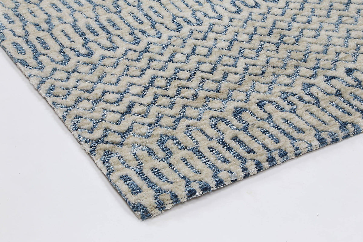 Skylar Camphils Navy Rug - The Rugs
