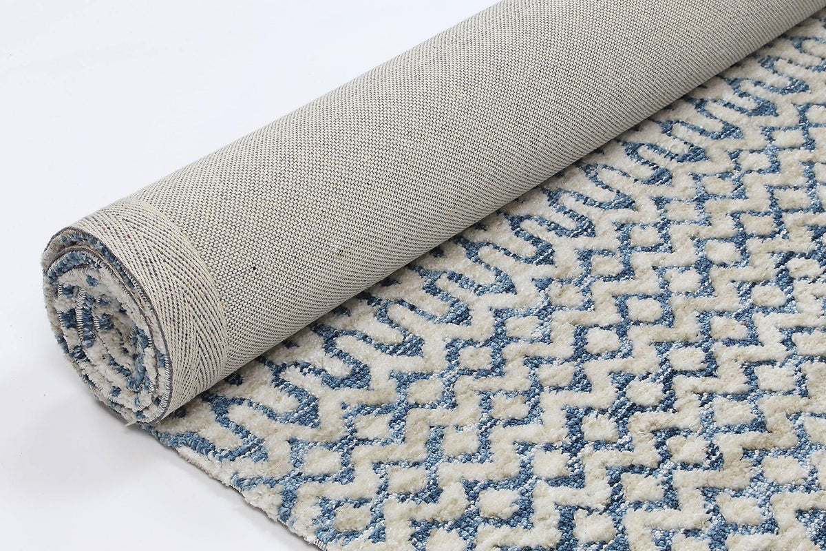 Skylar Camphils Navy Rug - The Rugs