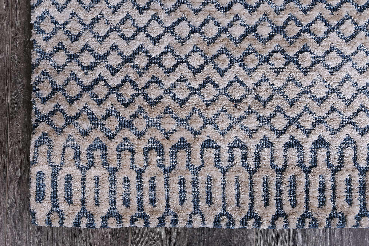 Skylar Camphils Navy Rug - The Rugs