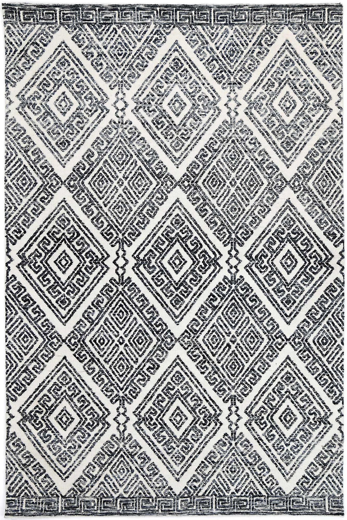 Skylar Diamond Anthracite Rug - The Rugs
