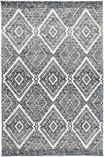 Skylar Diamond Anthracite Rug - The Rugs