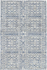 Skylar Tribal Blue Rug - The Rugs