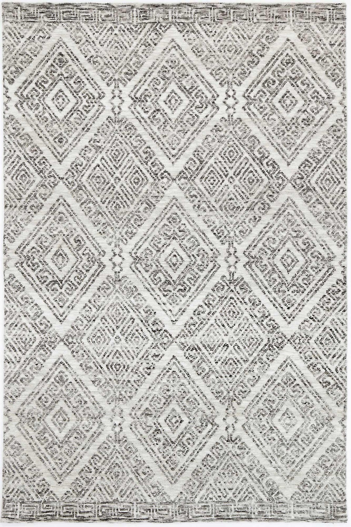 Skylar Diamond Grey Rug - The Rugs