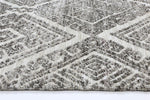 Skylar Diamond Grey Rug - The Rugs