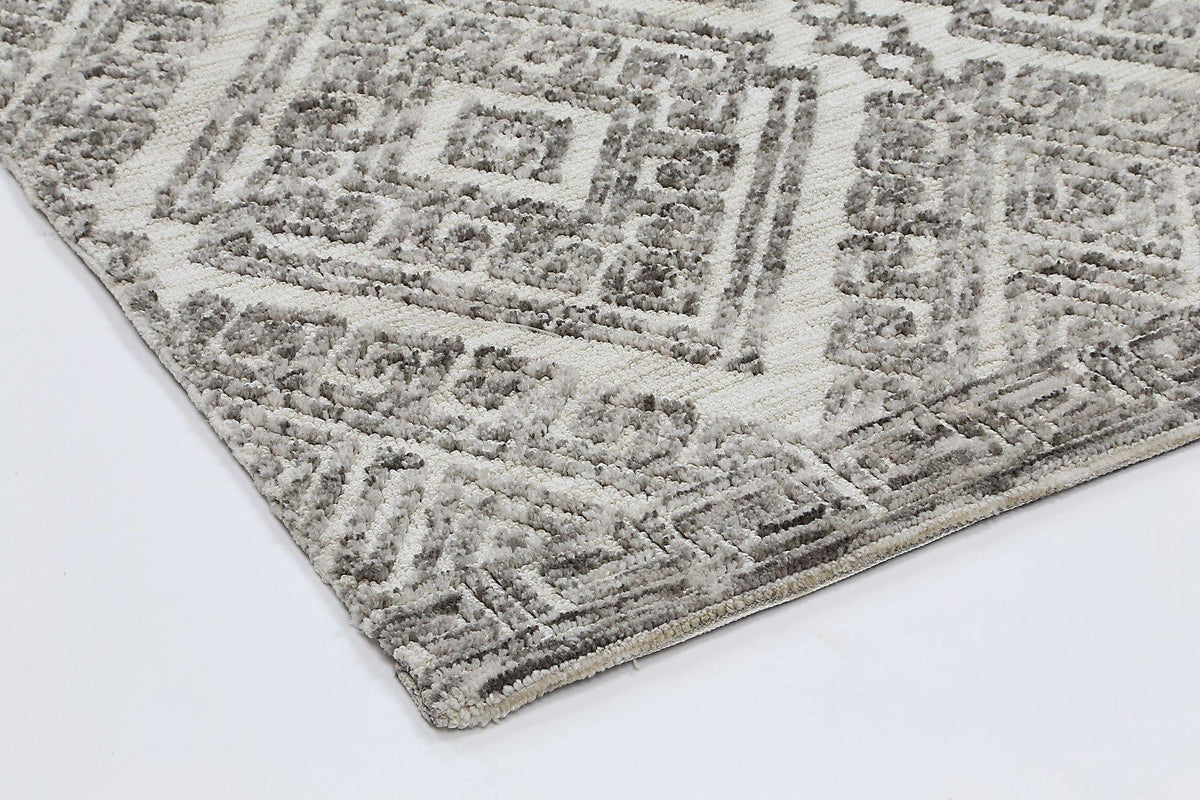 Skylar Diamond Grey Rug - The Rugs