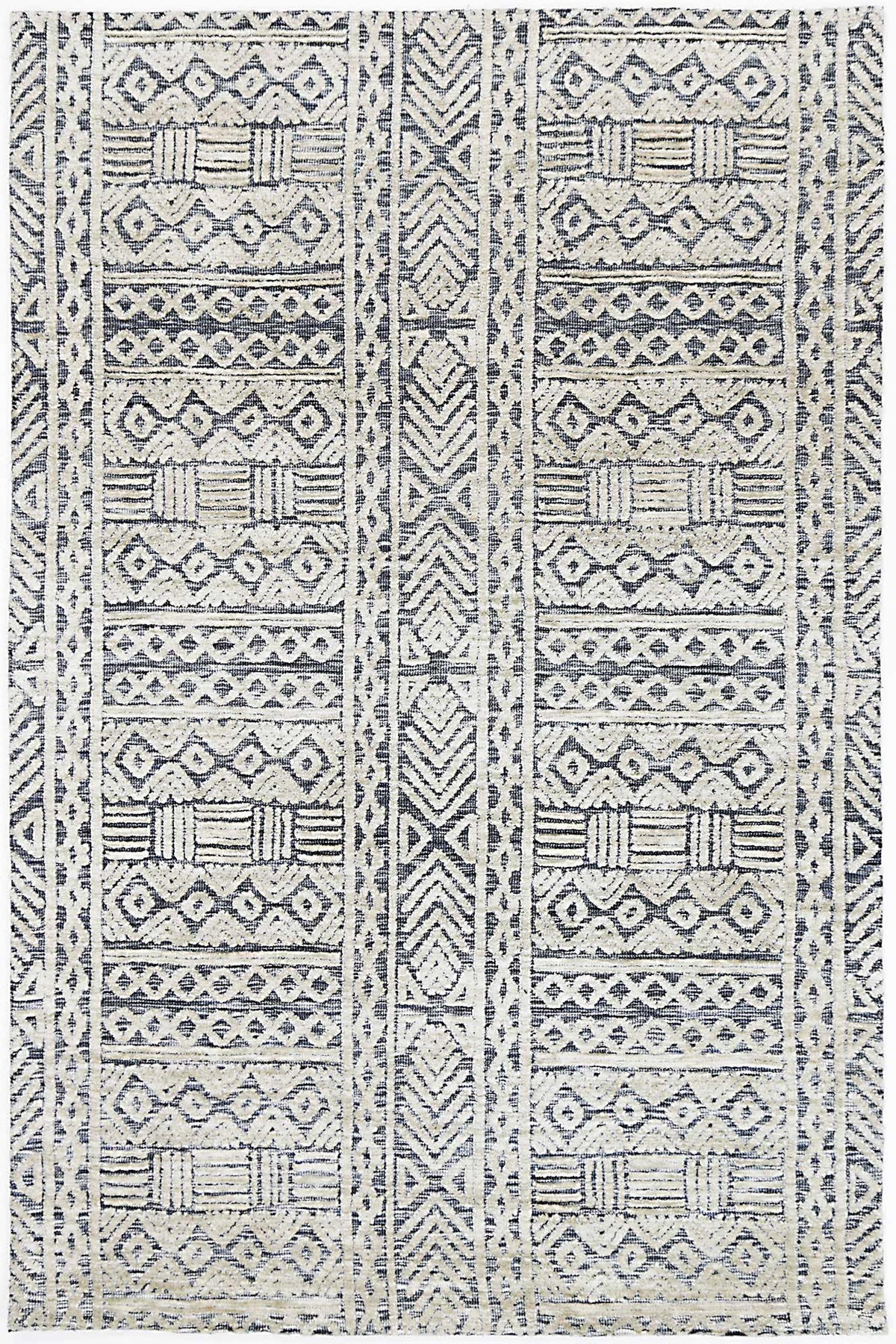 Skylar Tribal Navy Rug - The Rugs