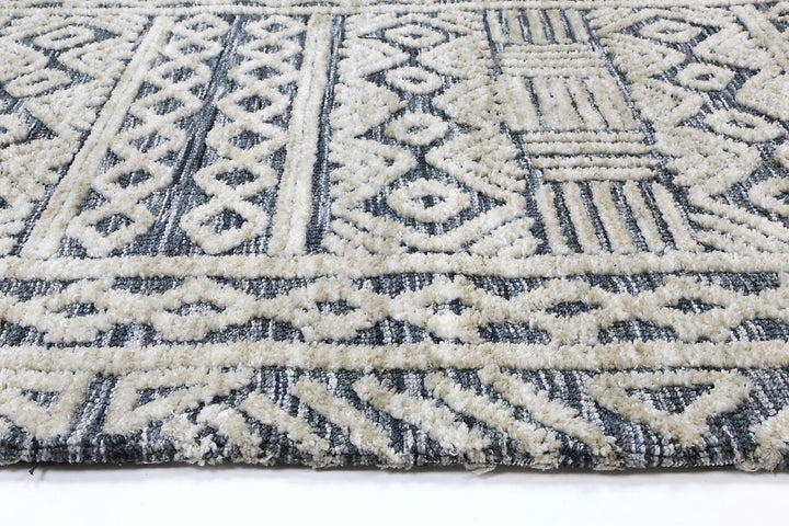 Skylar Tribal Navy Rug - The Rugs