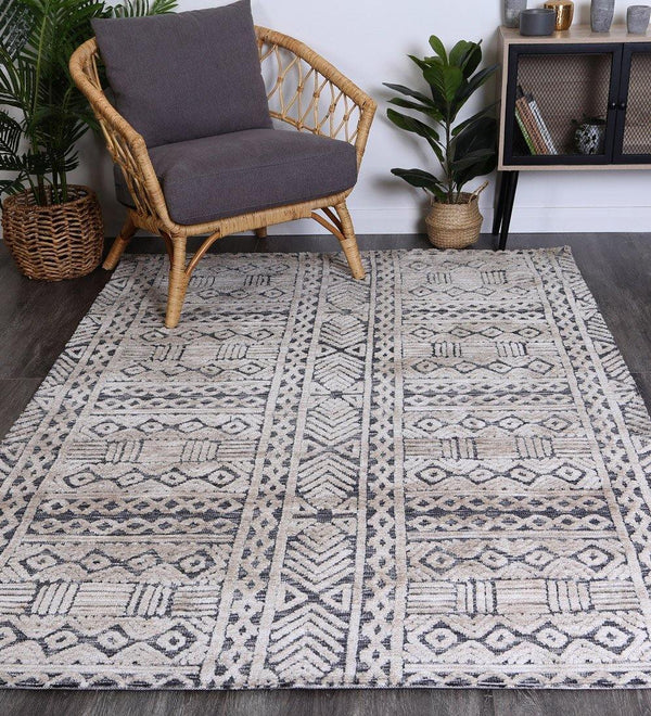 Skylar Tribal Navy Rug - The Rugs