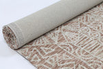 Skylar Rust Flower Rug - The Rugs