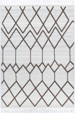 Opulence Cream Beige Diamond Rug