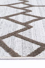Opulence Cream Beige Diamond Rug