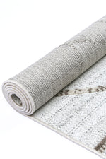 Opulence Cream Beige Geometric Rug