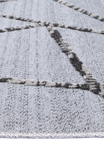 Opulence Grey Anthrasite Geometric Rug