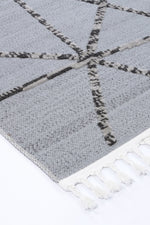 Opulence Grey Anthrasite Geometric Rug