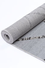 Opulence Grey Anthrasite Geometric Rug