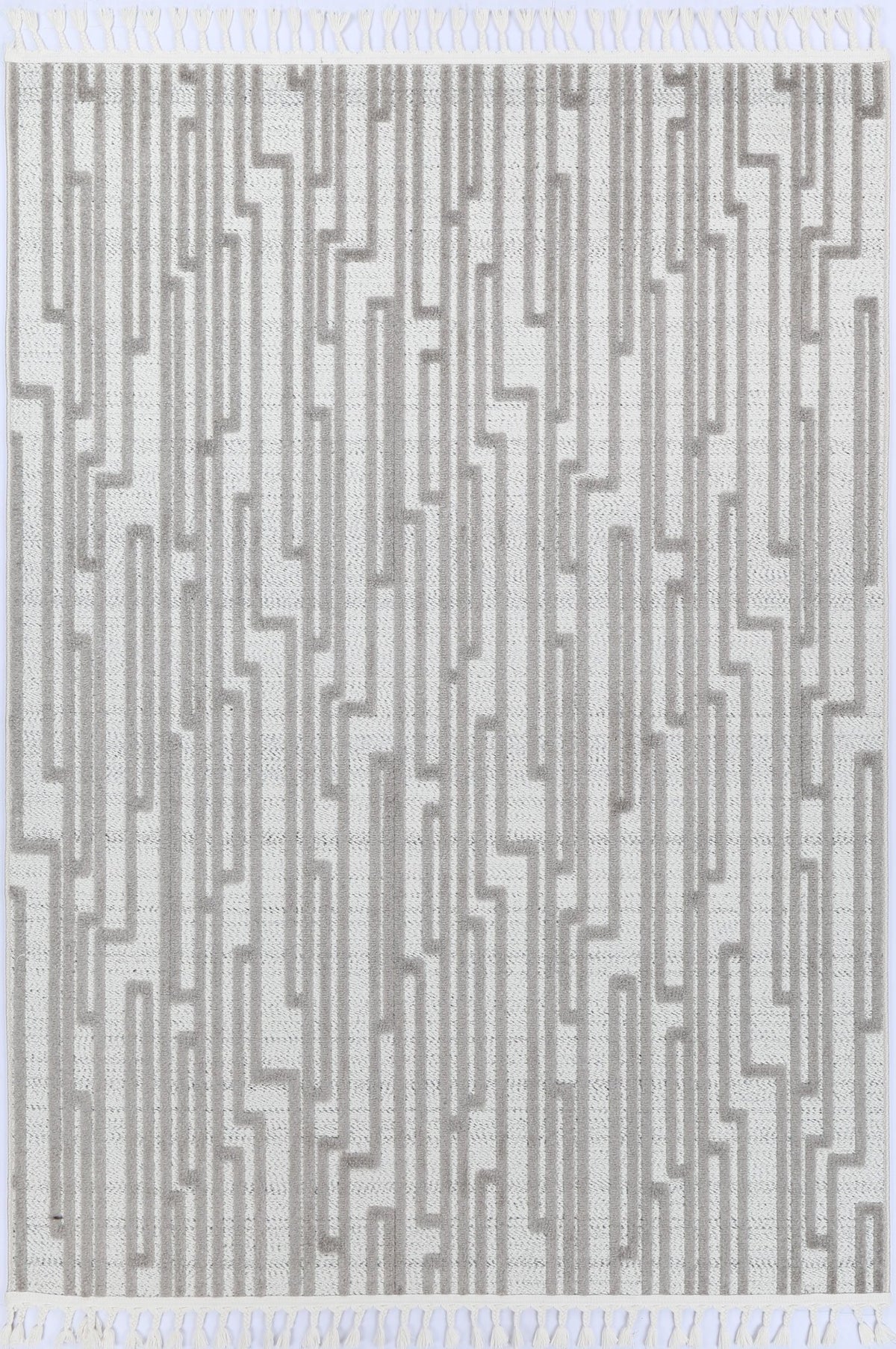 Opulence Cream Grey Matrix Rug