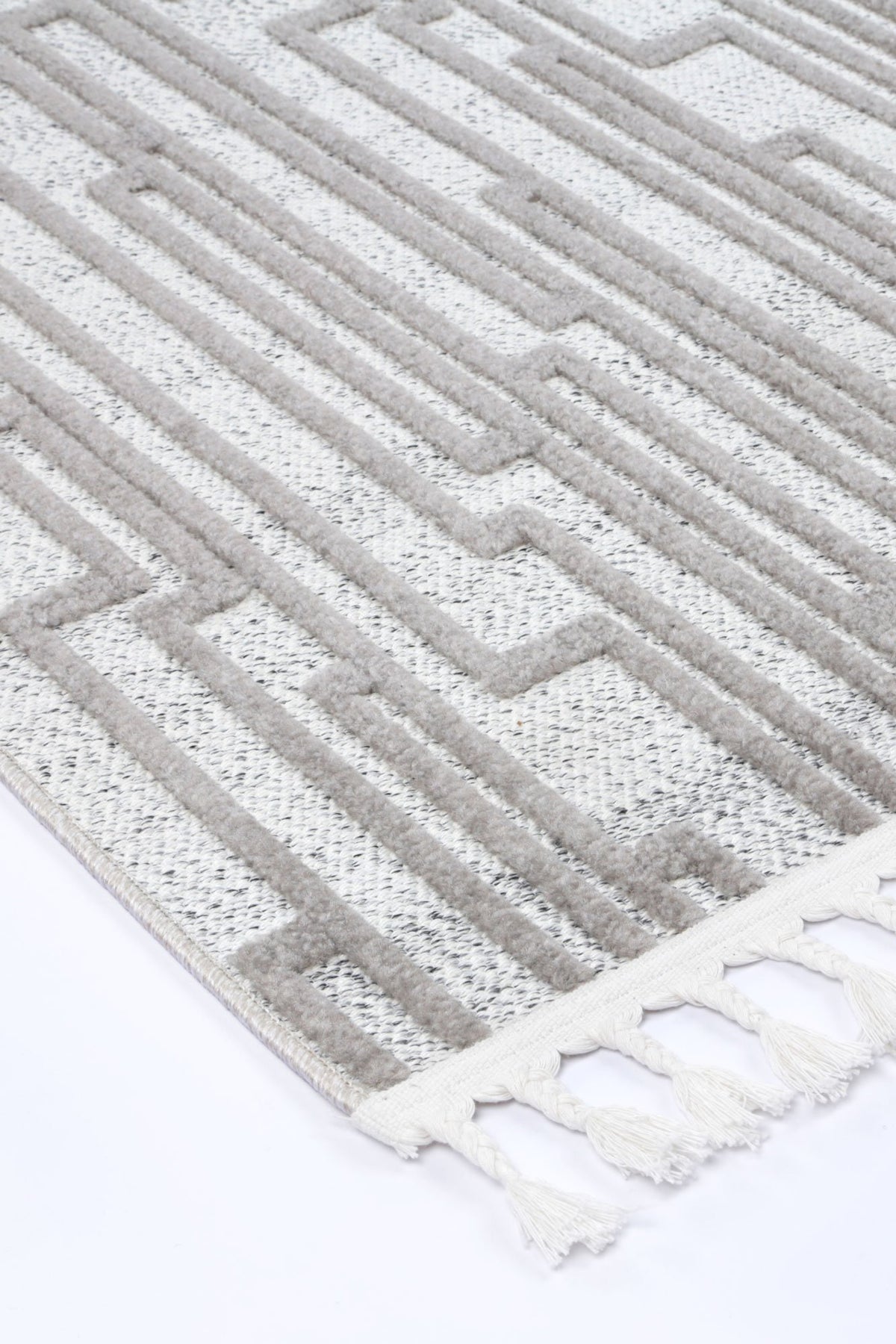 Opulence Cream Grey Matrix Rug