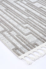 Opulence Cream Grey Matrix Rug