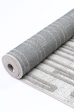 Opulence Cream Grey Matrix Rug