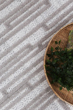 Opulence Cream Grey Matrix Rug