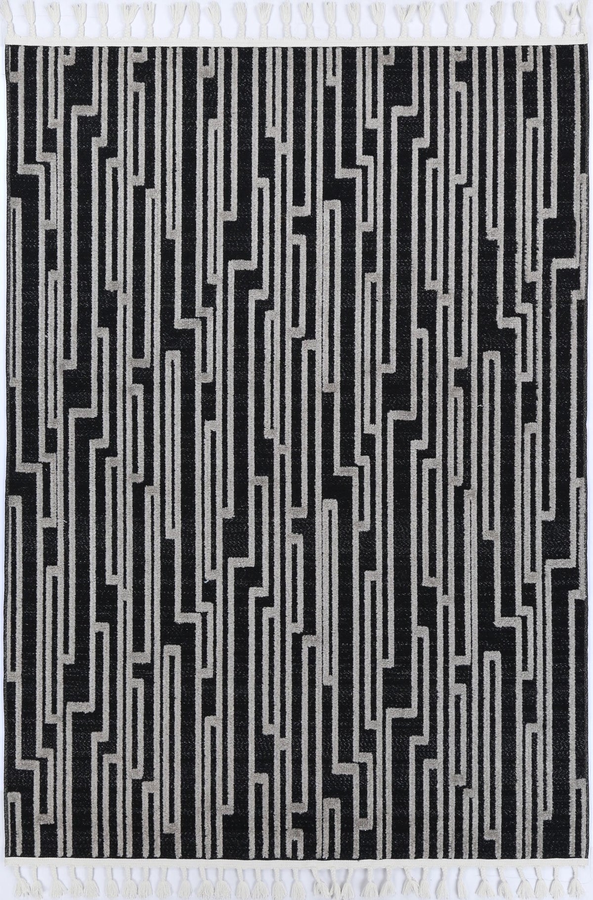 Opulence Anthrasite Grey Matrix Rug