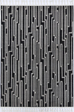 Opulence Anthrasite Grey Matrix Rug